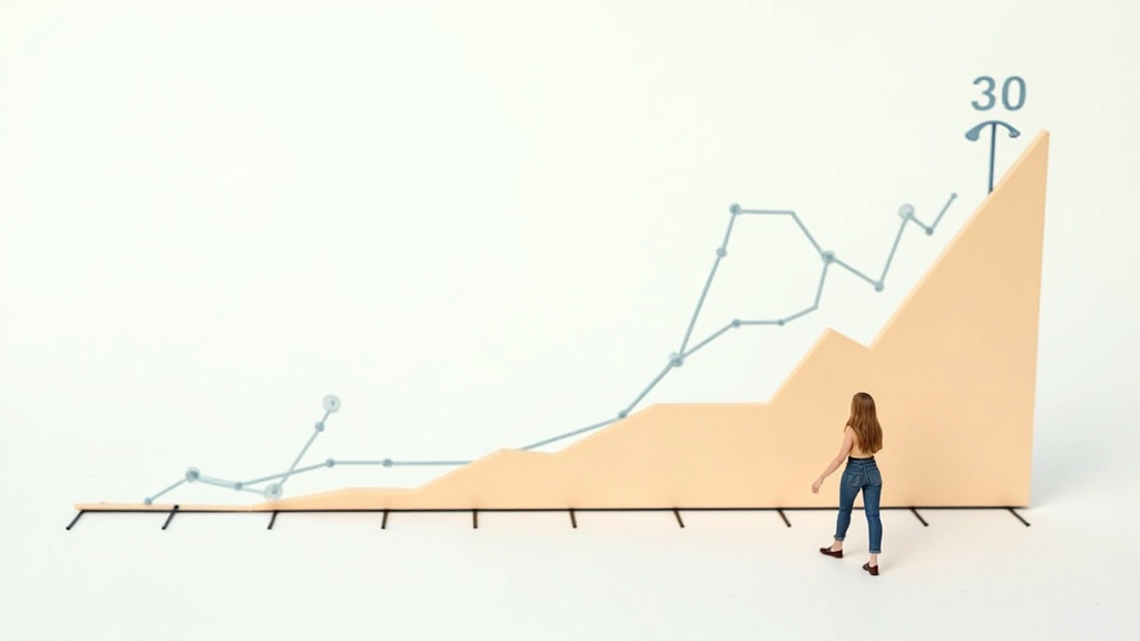 Graphique montrant l'augmentation d'un surplus budgétaire sur 30 jours