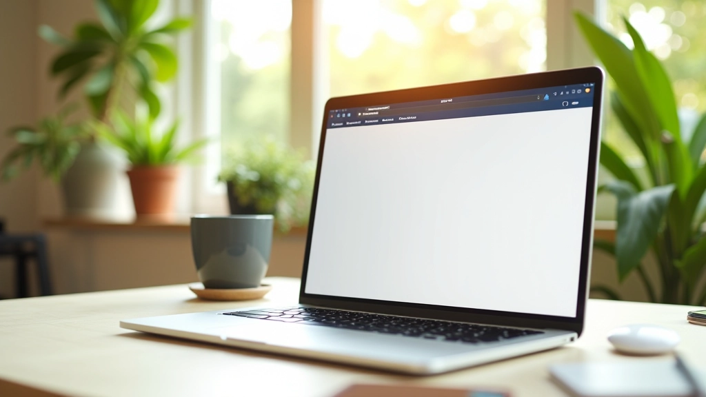 Lancement de produit avec confettis numériques, écran d'ordinateur affichant une page de produit, environnement créatif inspirant, lumière ambiante chaleureuse, photo professionnelle