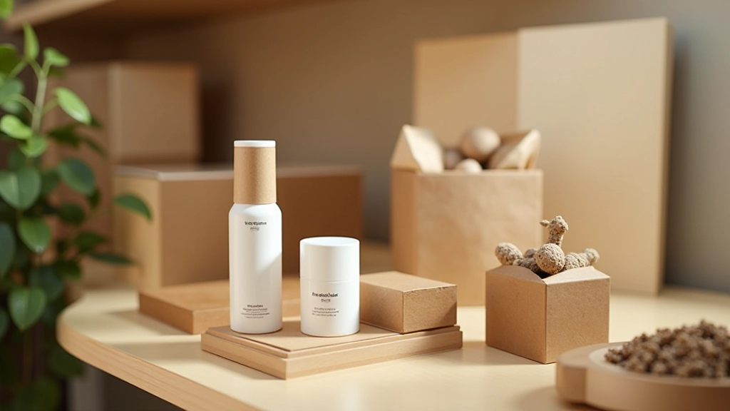 Objets organisés prêts à être vendus, rangement efficace, lumière naturelle, composition propre et ordonnée