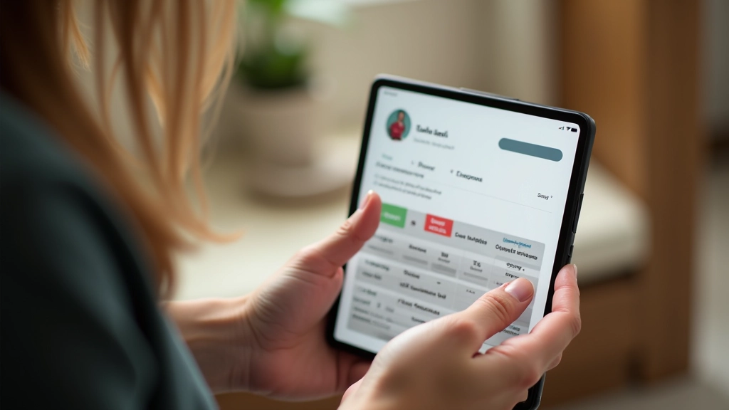 Ordinateur portable montrant un produit digital, interface de vente en ligne, design moderne